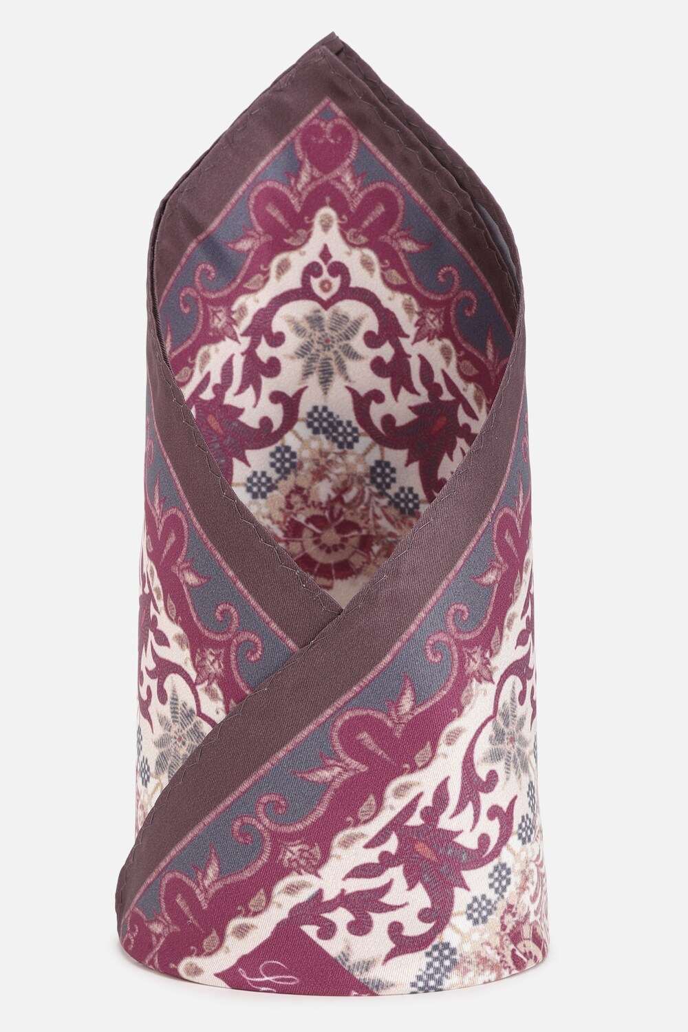 Men Multi Print Party Pocket Square-Multi