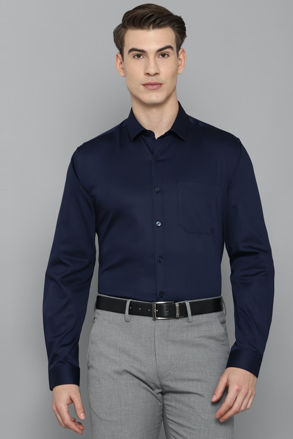 Men Navy Slim Fit Solid Full Sleeves Formal Shirt-Navy 1 10147-men-navy-slim-fit-solid-full-sleeves-formal-shirt-navy-1.jpg