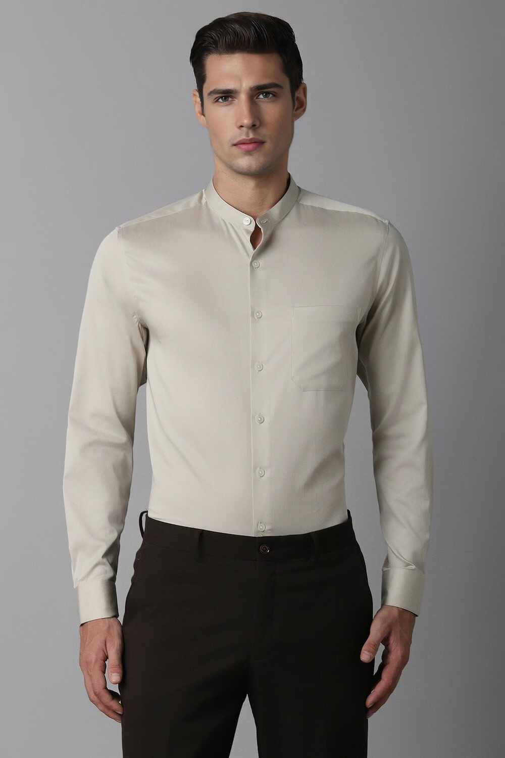 Men Brown Slim Fit Solid Full Sleeves Formal Shirt-Brown 1 11915-men-brown-slim-fit-solid-full-sleeves-formal-shirt-brown-1.jpg