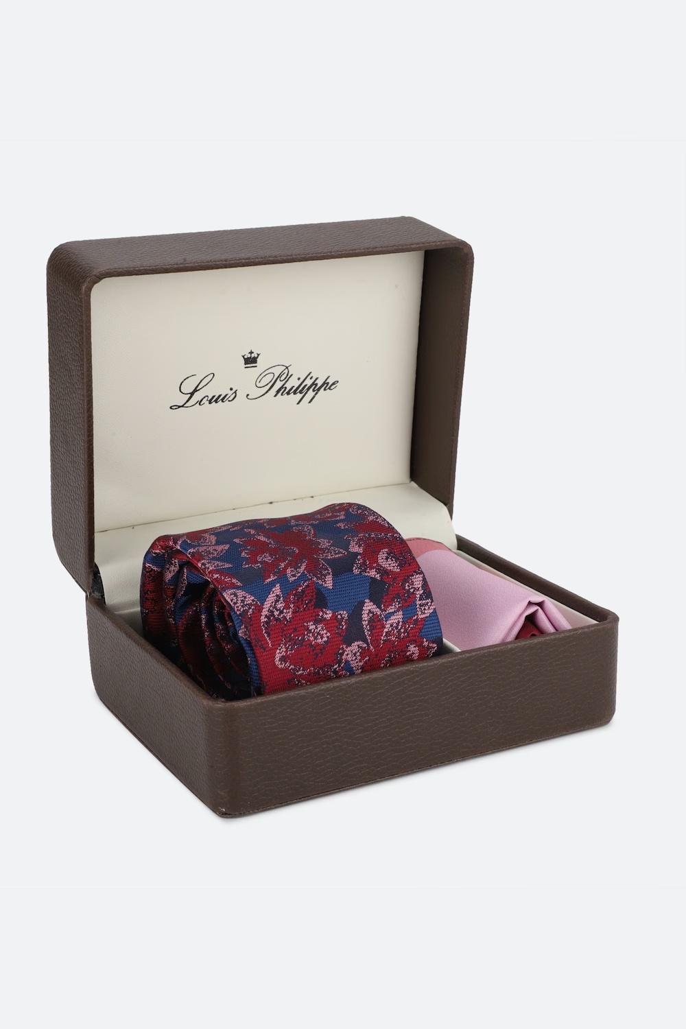 Men Multi Print Tie and Pocket Square-Multi