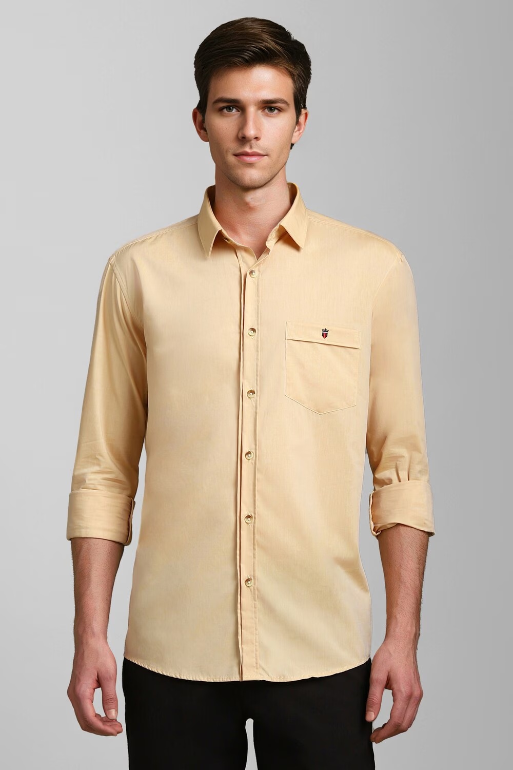 Men Beige Slim Fit Solid Full Sleeves Casual Shirt-Beige 1 12243-men-beige-slim-fit-solid-full-sleeves-casual-shirt-beige-1.jpg