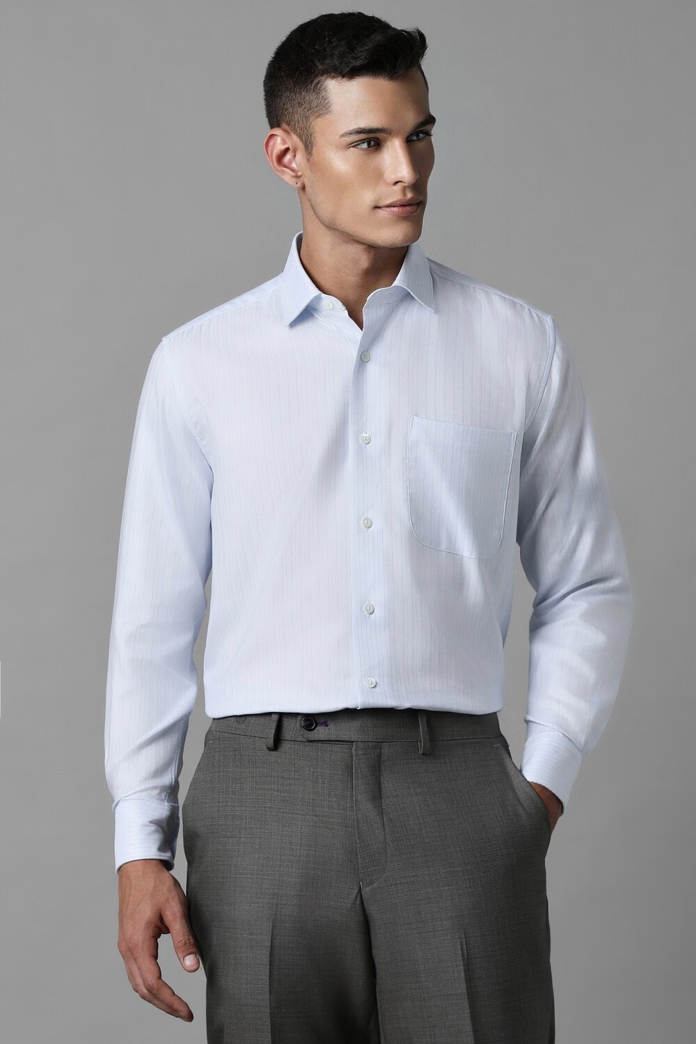 Men Blue Classic Fit Stripe Full Sleeves Formal Shirt-Blue 1 12337-men-blue-classic-fit-stripe-full-sleeves-formal-shirt-blue-1.jpg