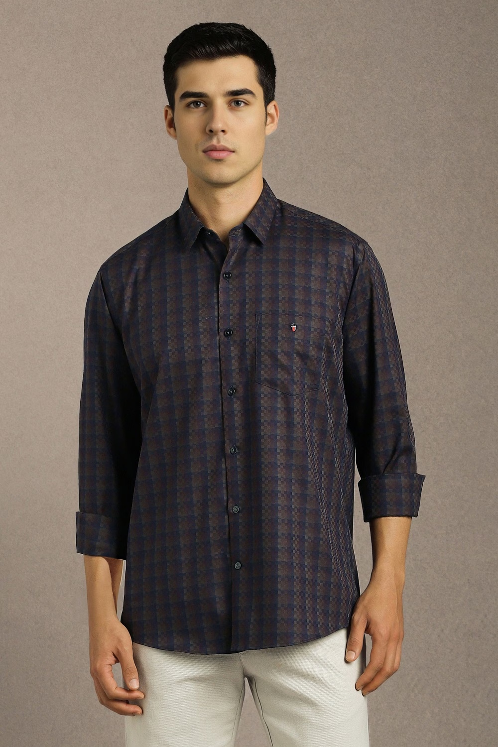 Men Multi Print Full Sleeves Casual Shirt-Multi