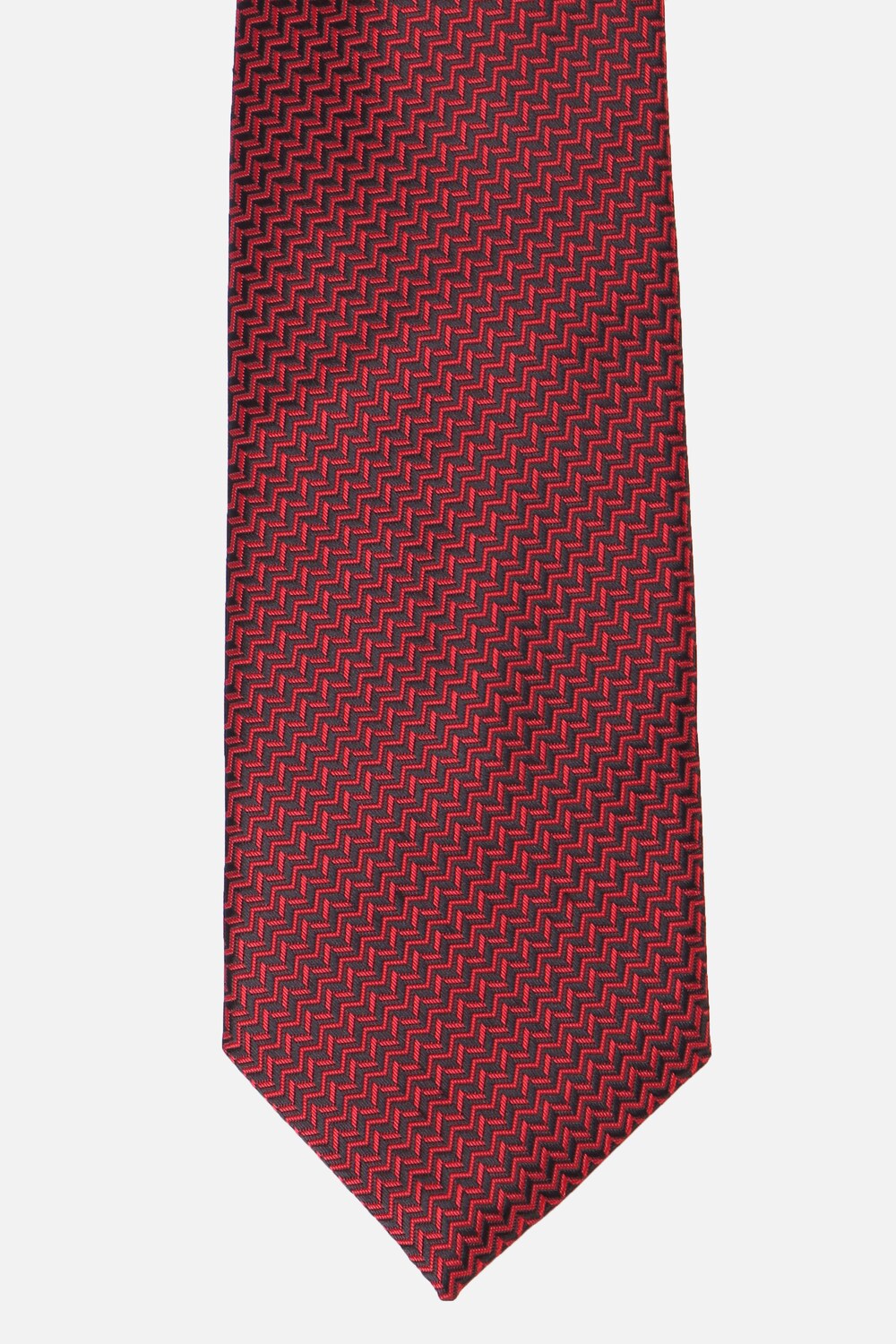 Men Red Embroidered Tie-Red