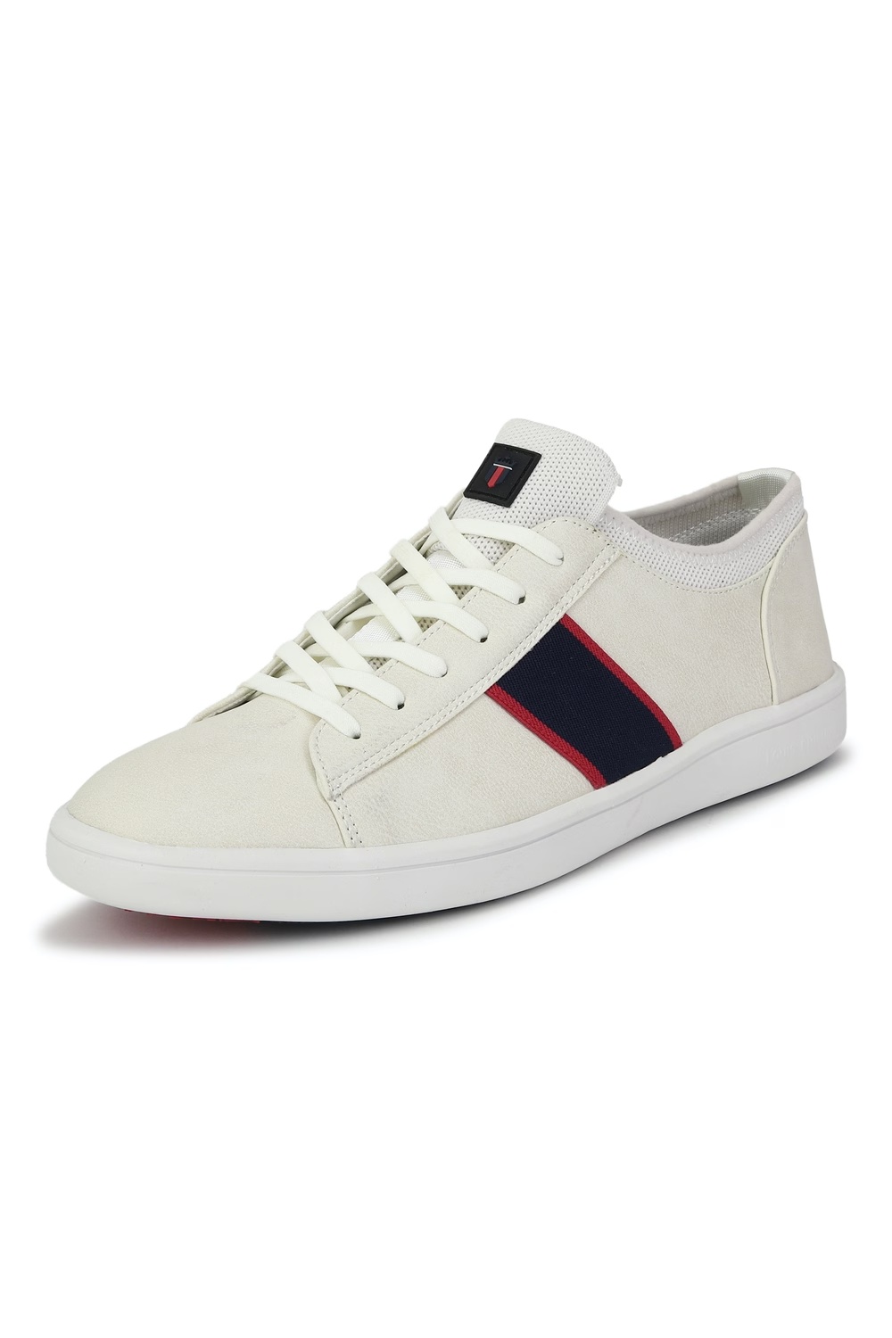 Men Cream Casual Shoes-Cream