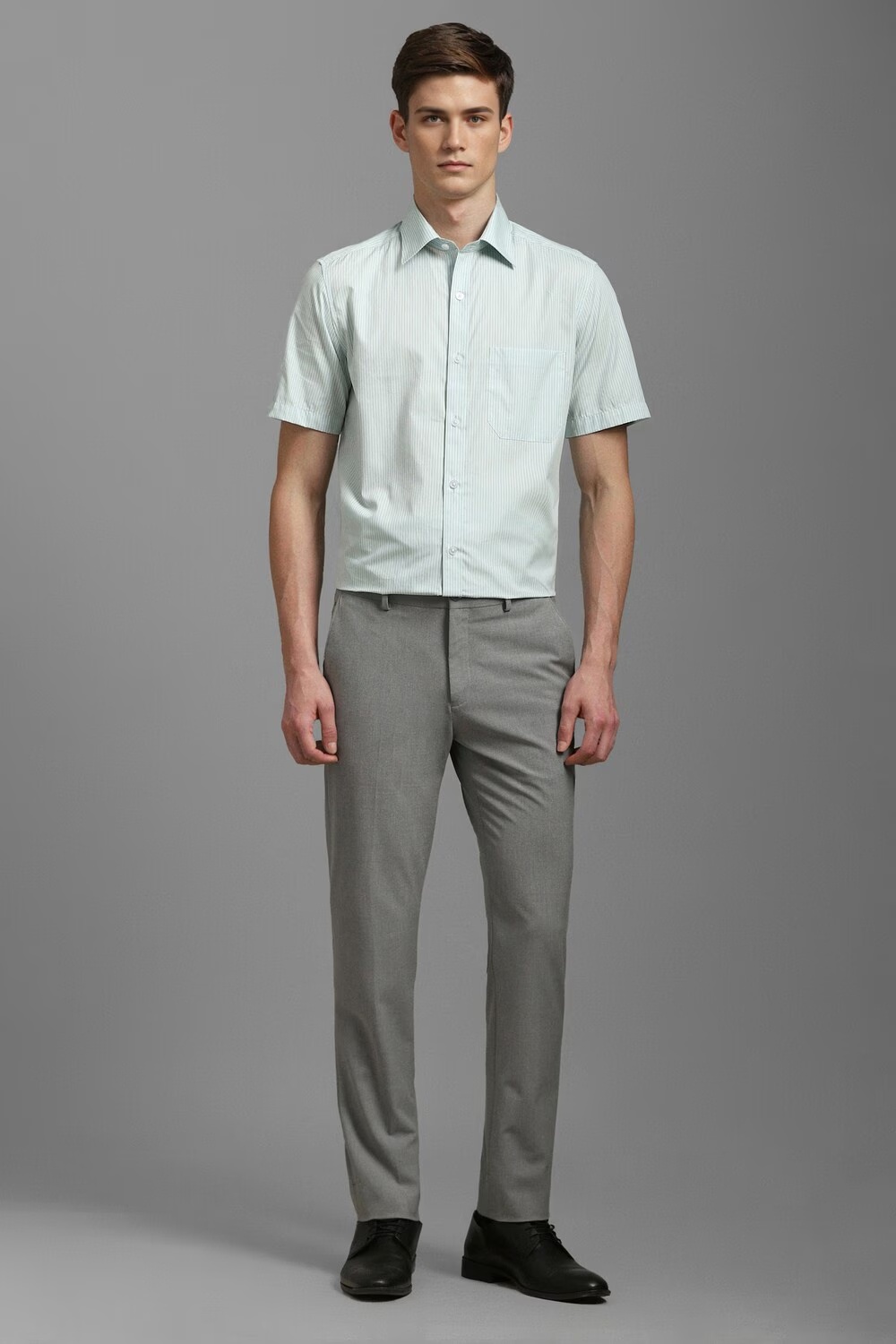 13763-men-green-classic-fit-stripe-half-sleeves-formal-shirt-green-1.jpg