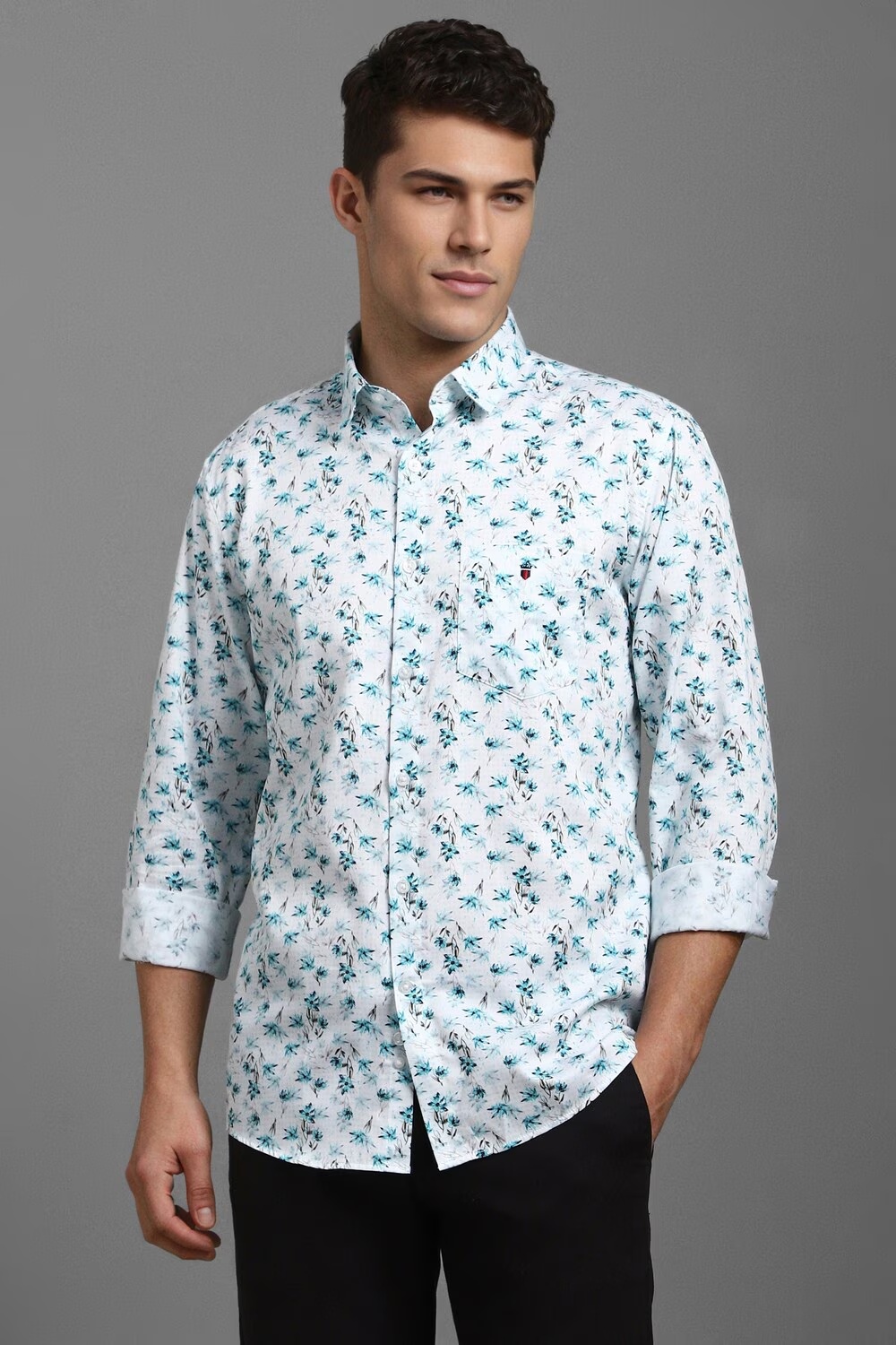 Men Blue Slim Fit Print Full Sleeves Casual Shirt-Blue 1 14213-men-blue-slim-fit-print-full-sleeves-casual-shirt-blue-1.jpg