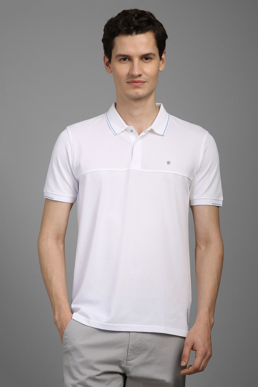 Men White Solid Polo Neck T-shirt-White 1 14418-men-white-solid-polo-neck-t-shirt-white-1.jpg