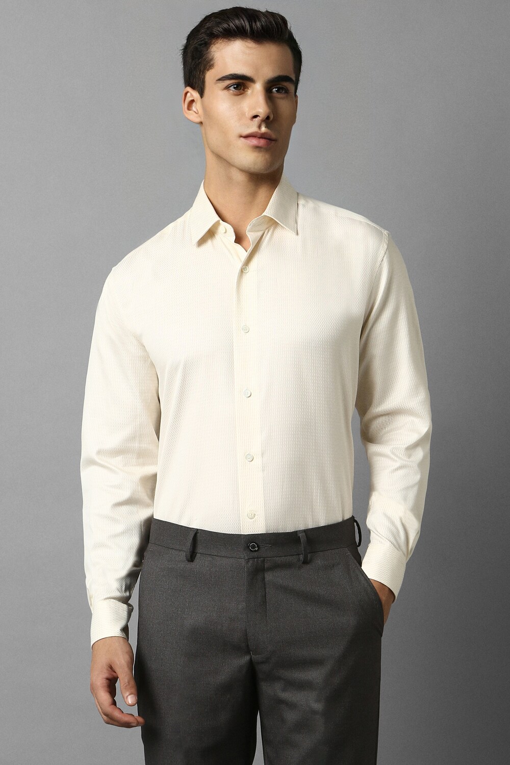 Men Yellow Slim Fit Textured Full Sleeves Formal Shirt-Yellow 1 14834-men-yellow-slim-fit-textured-full-sleeves-formal-shirt-yellow-1.jpg