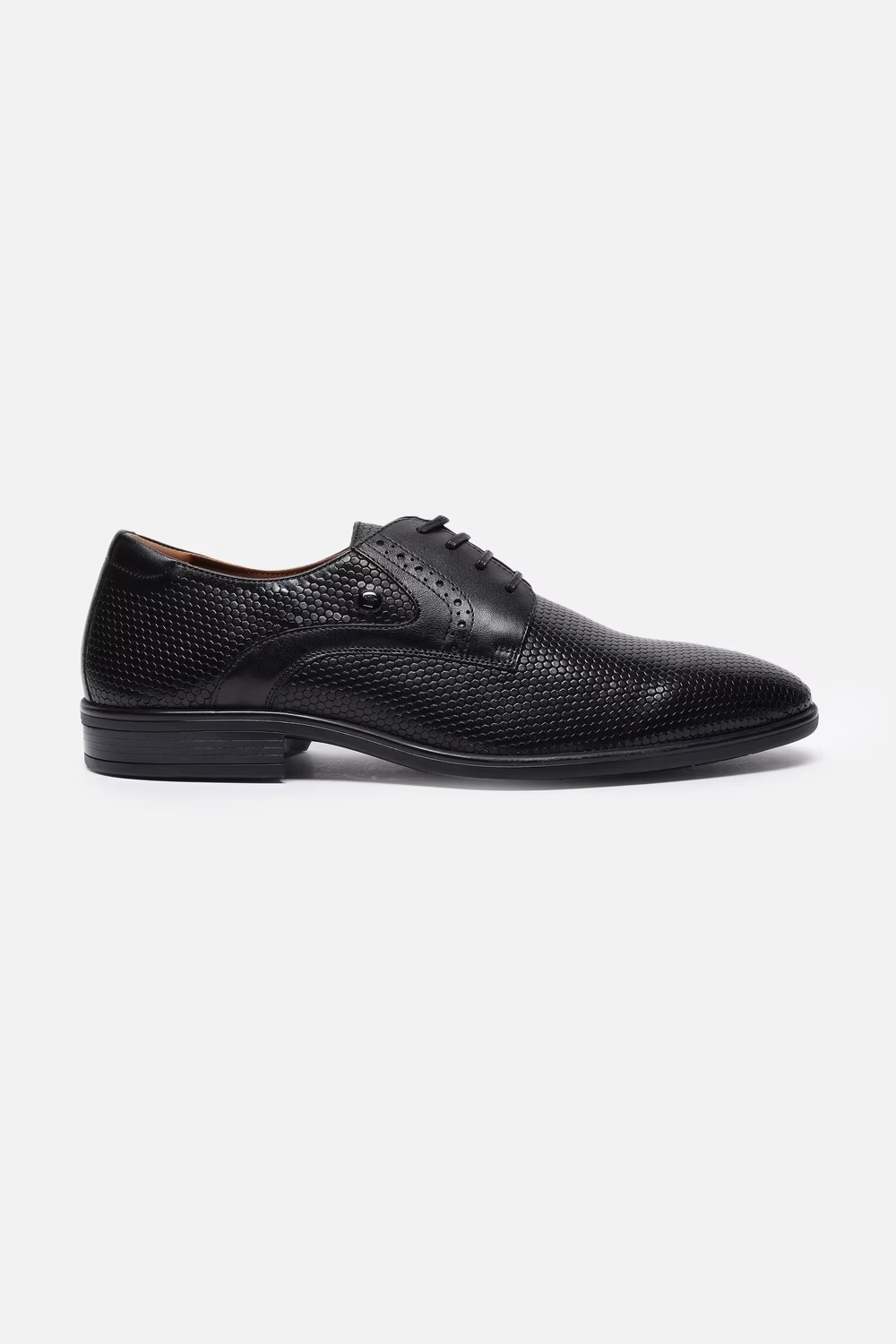 Men Textured Derby Leather Black Lace Up Shoes-Black 1 15697-men-textured-derby-leather-black-lace-up-shoes-black-1.jpg