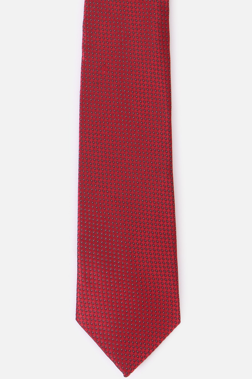 Men Red Embroidered Tie-Red