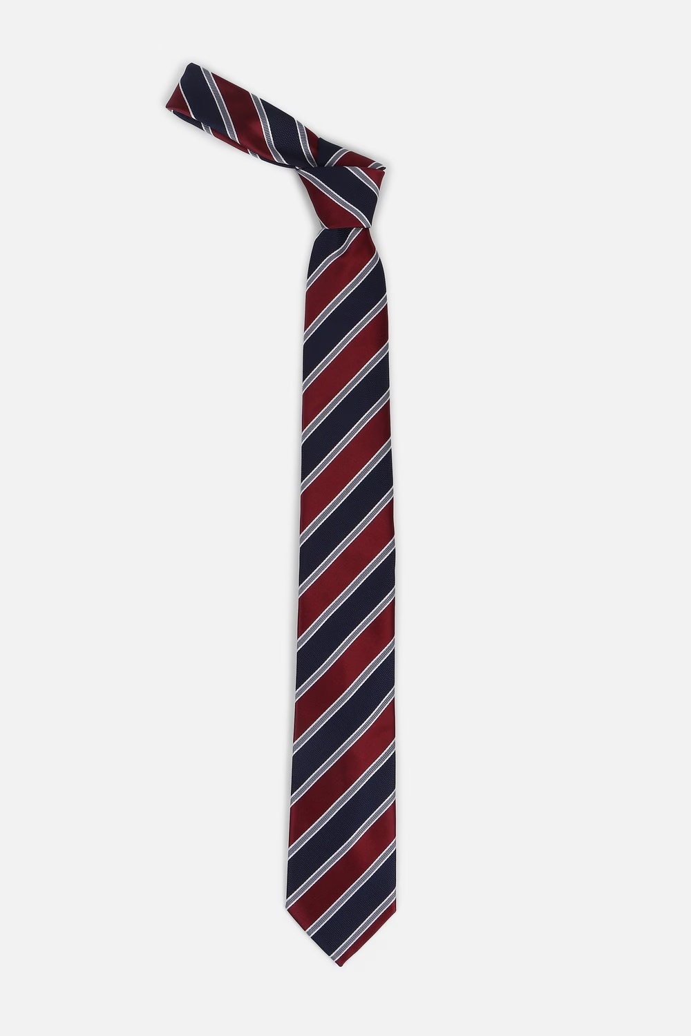 Men Maroon Embroidered Tie-Maroon
