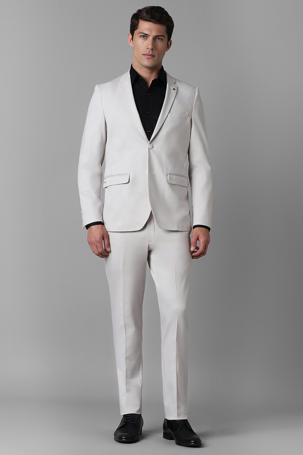 Men Grey Slim Fit Solid Formal Two Piece Suit-Grey 1 18455-men-grey-slim-fit-solid-formal-two-piece-suit-grey-1.jpg