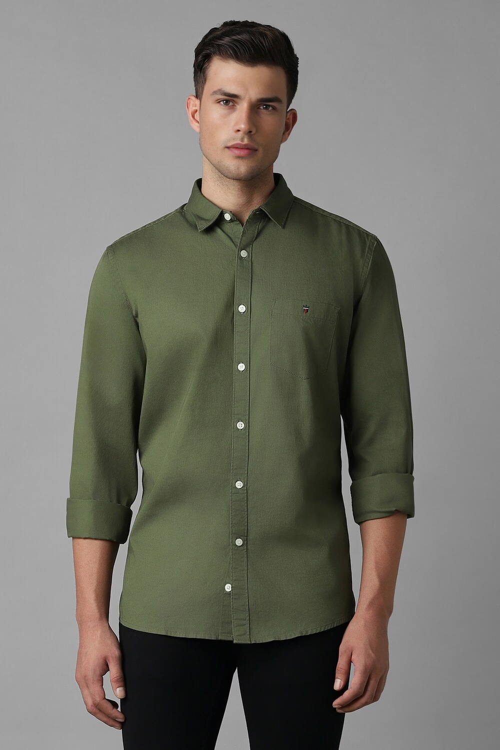 Men Olive Slim Fit Textured Full Sleeves Casual Shirt-Olive 1 19753-men-olive-slim-fit-textured-full-sleeves-casual-shirt-olive-1.jpg