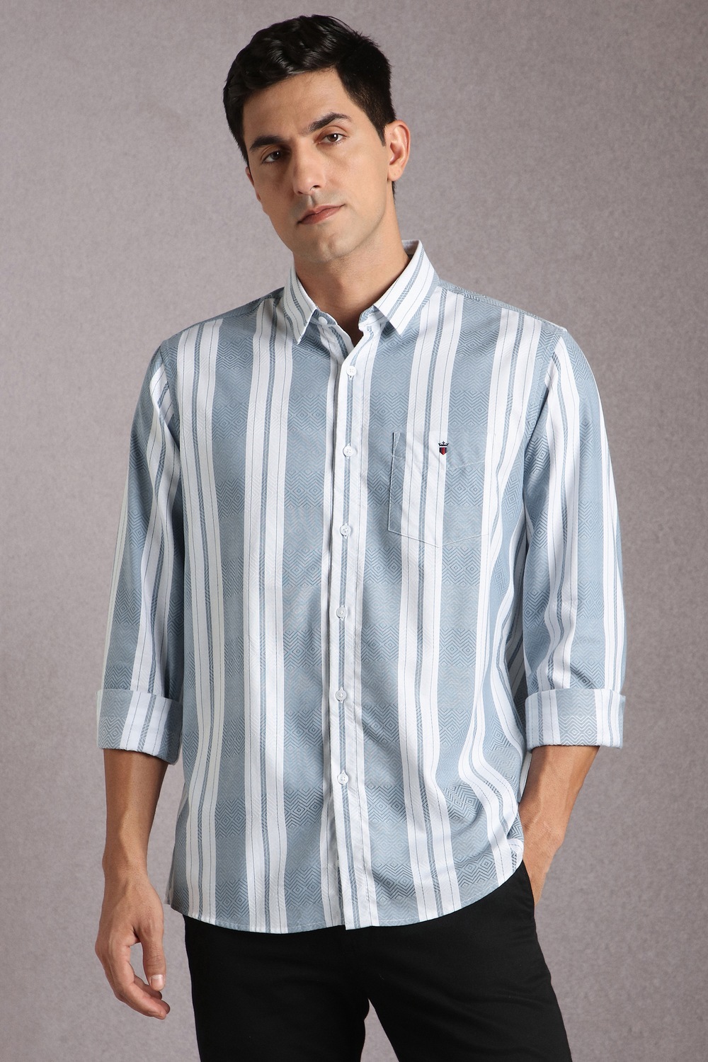 Men Blue Stripe Full Sleeves Casual Shirt-Blue 1 20417-men-blue-stripe-full-sleeves-casual-shirt-blue-1.jpg