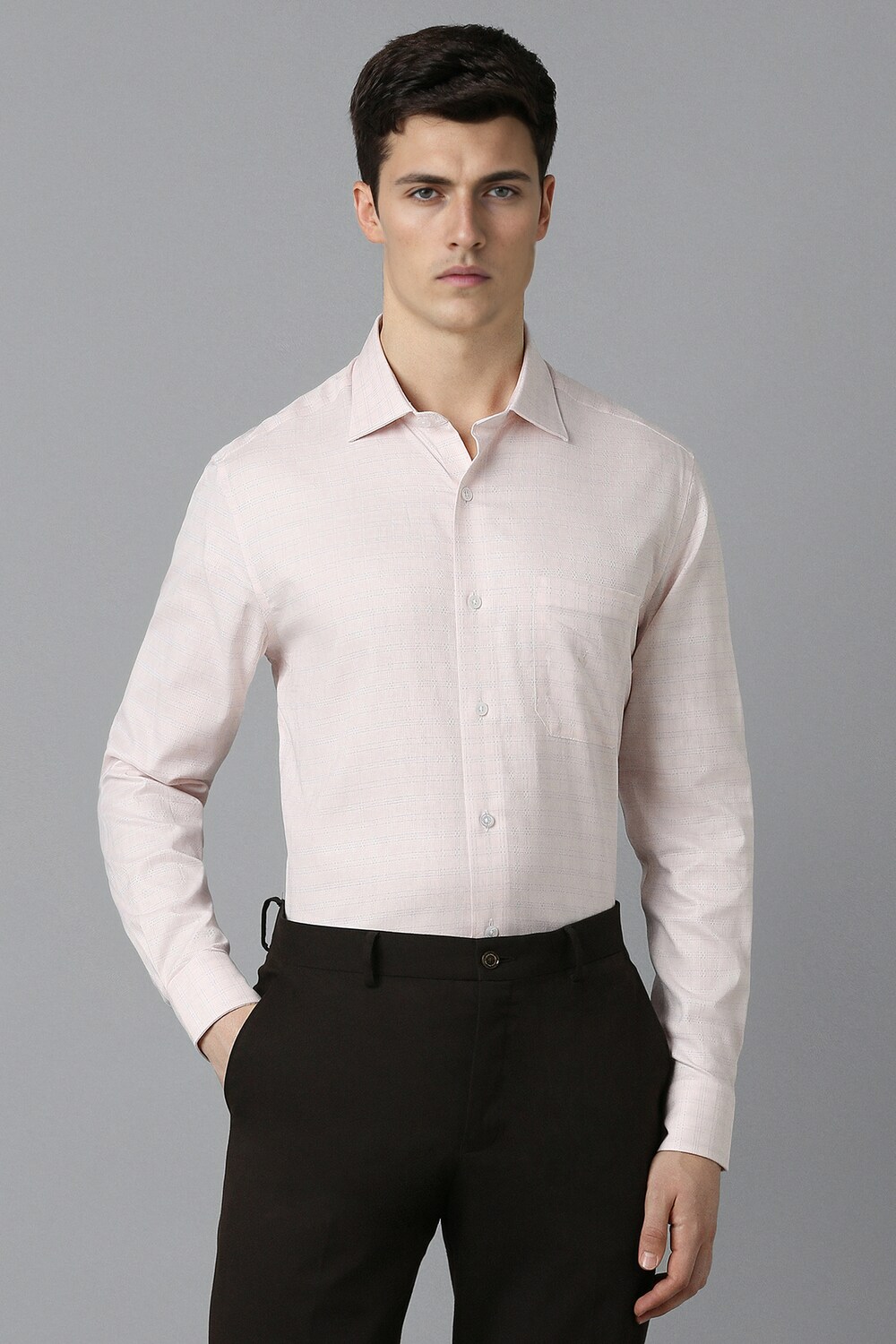 Men Pink Classic Fit Check Full Sleeves Formal Shirt-Pink 1 21130-men-pink-classic-fit-check-full-sleeves-formal-shirt-pink-1.jpg