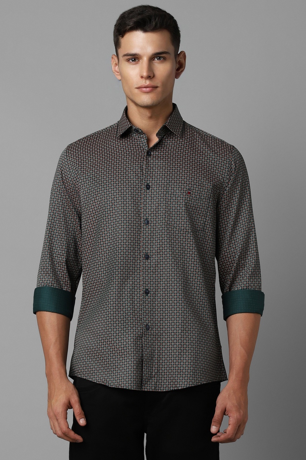 Men Green Print Full Sleeves Casual Shirt-Green 1 2126-men-green-print-full-sleeves-casual-shirt-green-1.jpg