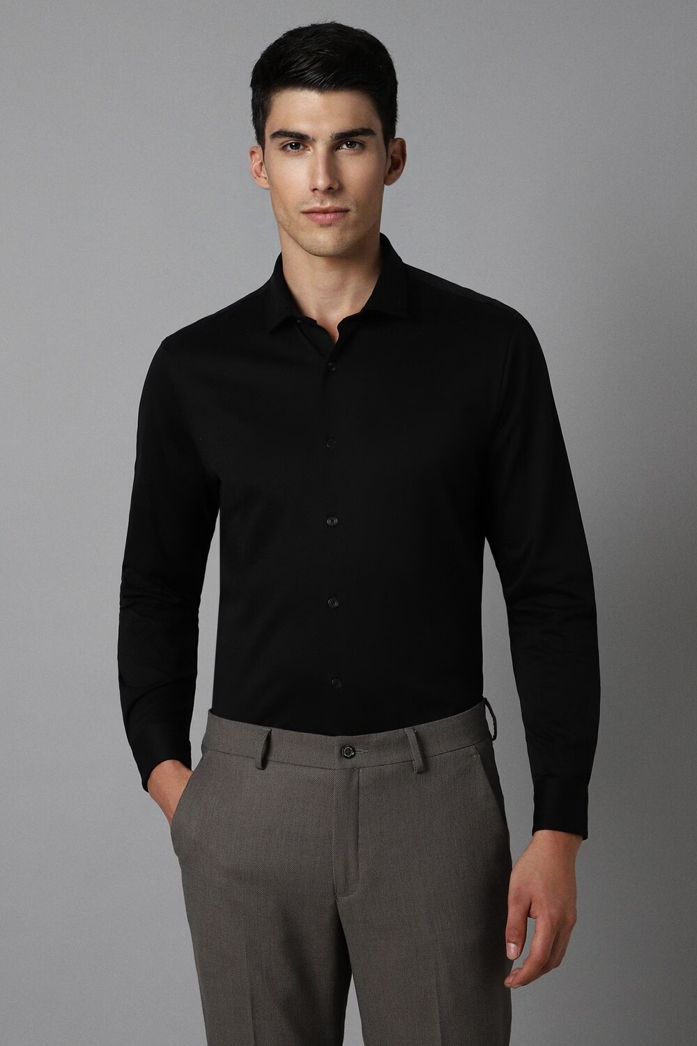 Men Black Slim Fit Solid Full Sleeves Formal Shirt-Black 1 21303-men-black-slim-fit-solid-full-sleeves-formal-shirt-black-1.jpg