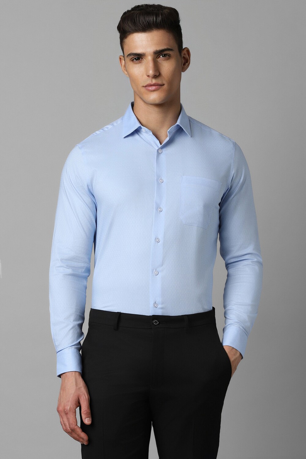 Men Blue Slim Fit Textured Full Sleeves Formal Shirt-Blue 1 22221-men-blue-slim-fit-textured-full-sleeves-formal-shirt-blue-1.jpg