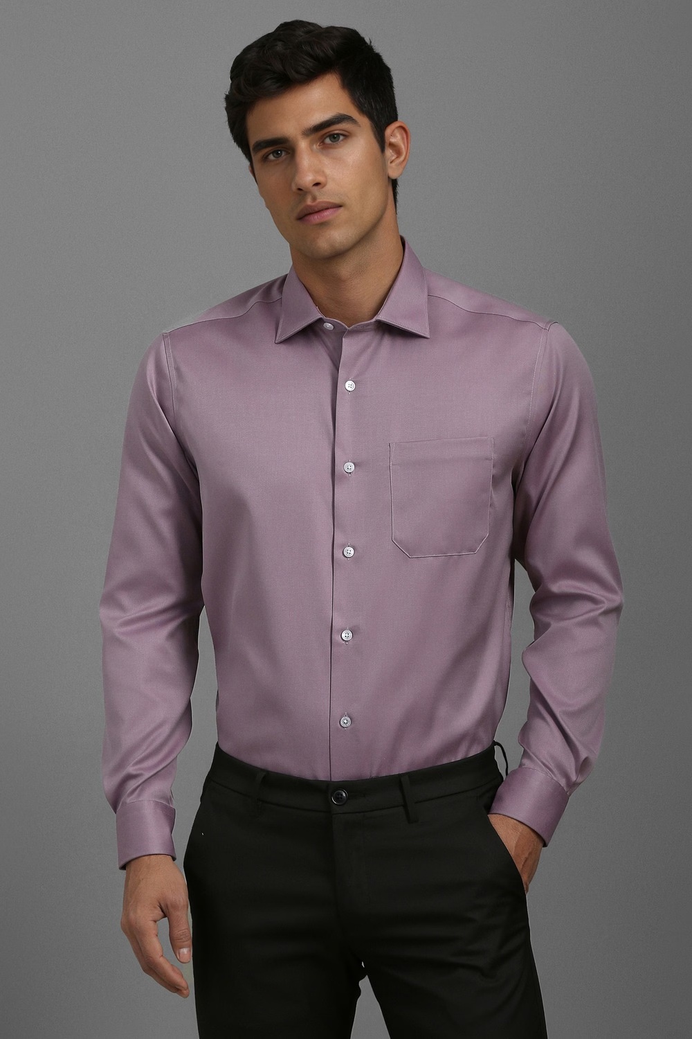 Men Lilac Solid Full Sleeves Formal Shirt-Lilac 1 24683-men-lilac-solid-full-sleeves-formal-shirt-lilac-1.jpg