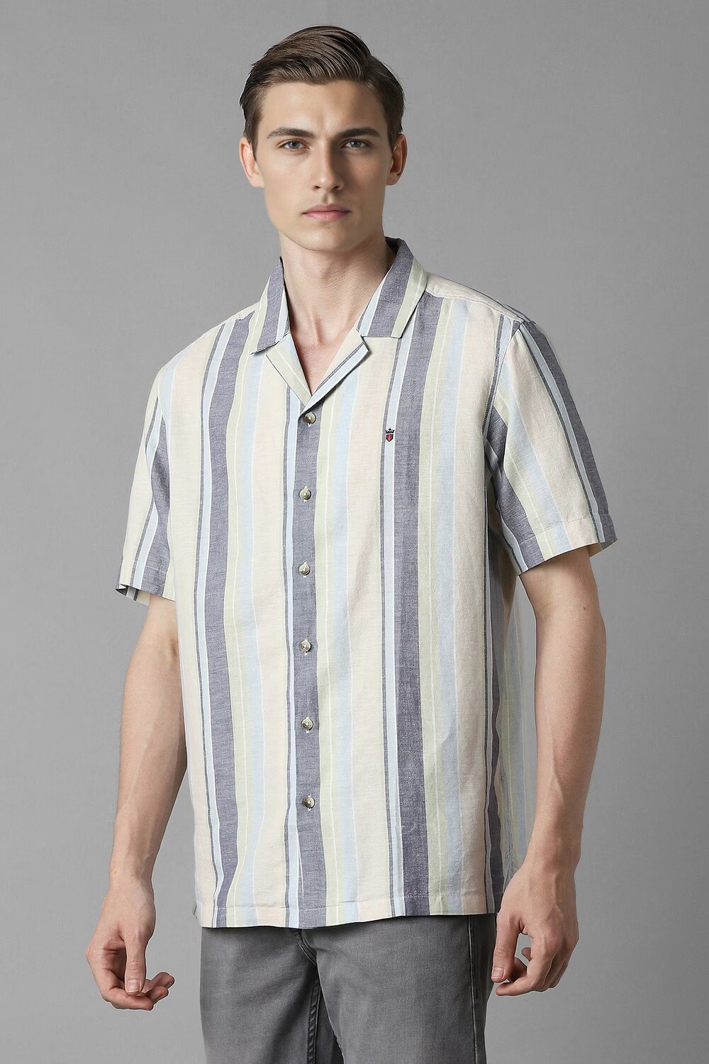 250-men-grey-slim-fit-stripe-half-sleeves-casual-shirt-grey-1.jpg