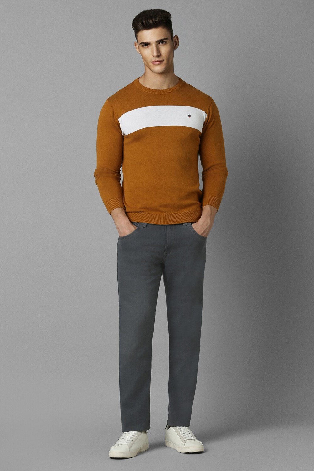 2611-men-brown-patterned-crew-neck-full-sleeves-sweater-brown-1.jpg