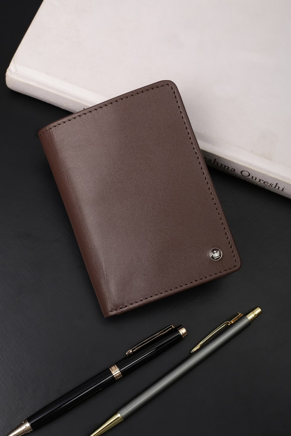 Men Solid Brown Leather Bifold Wallet With Card Holder-Brown 1 26885-men-solid-brown-leather-bifold-wallet-with-card-holder-brown-1.jpg