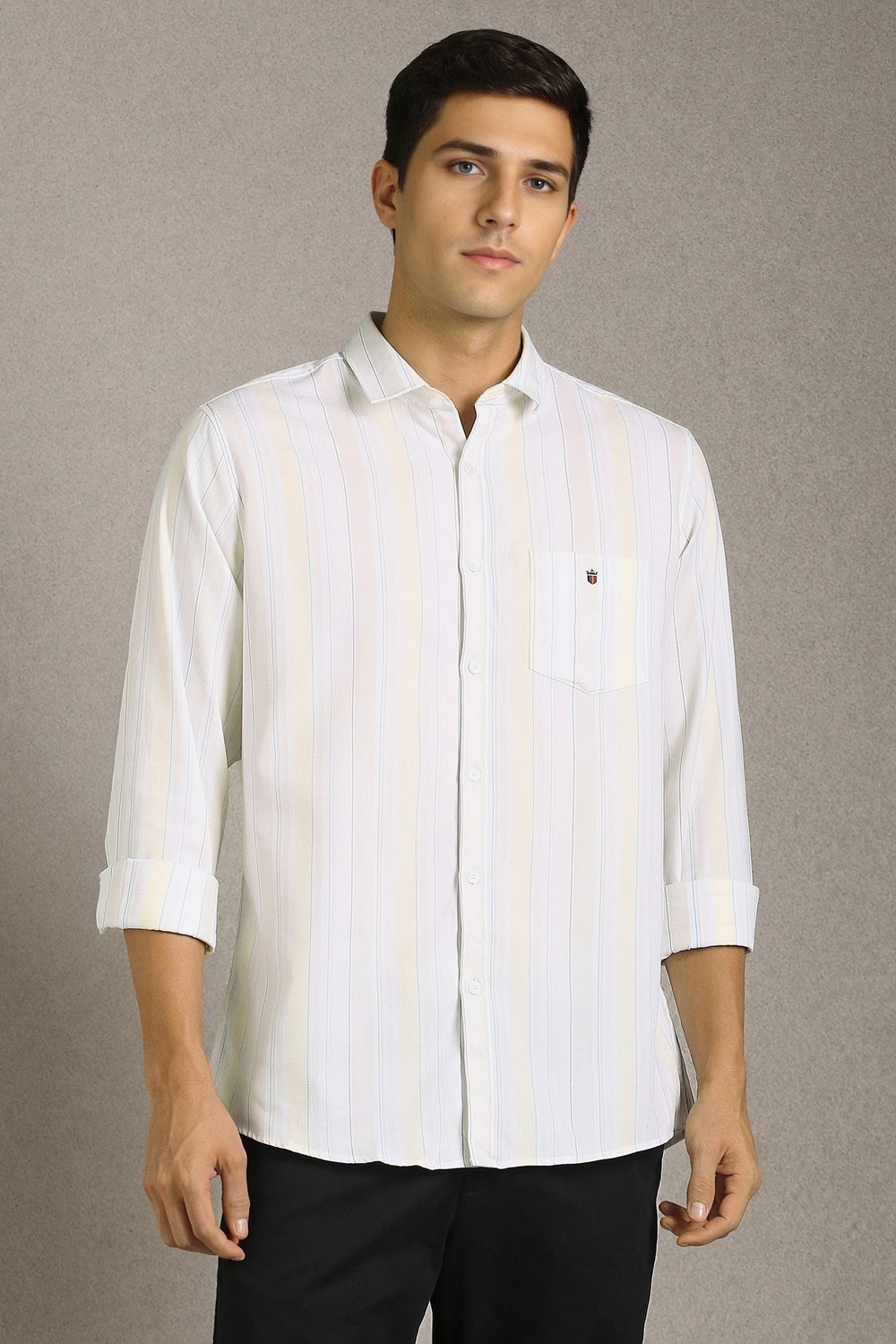 Men White Stripe Full Sleeves Casual Shirt-White 1 27540-men-white-stripe-full-sleeves-casual-shirt-white-1.jpg