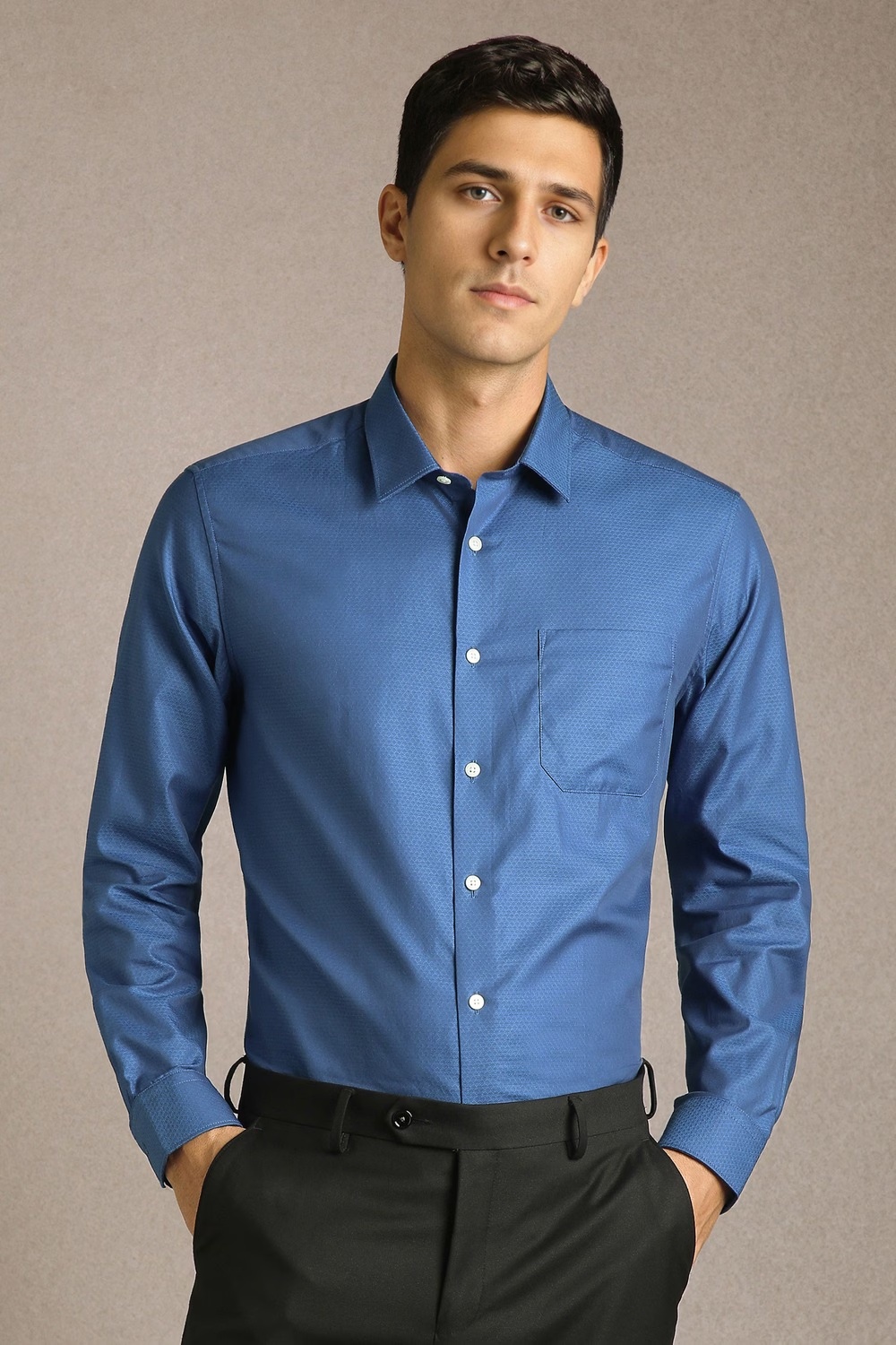Men Blue Textured Full Sleeves Formal Shirt-Blue 1 2756-men-blue-textured-full-sleeves-formal-shirt-blue-1.jpg