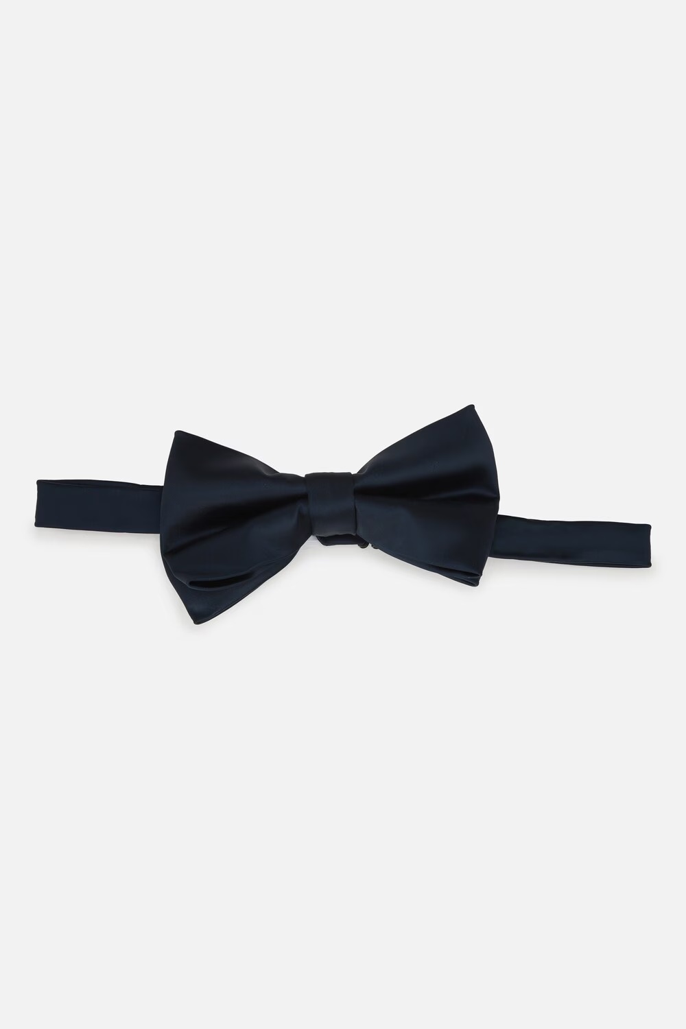 Men Navy Solid Tie-Navy
