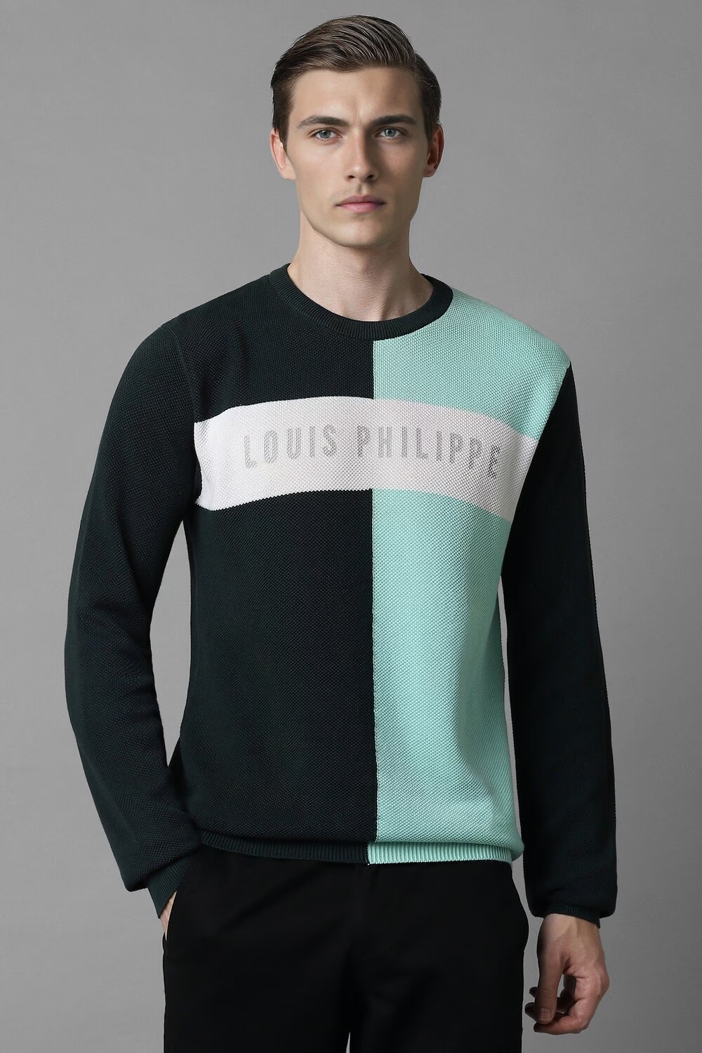 Men Green Print Crew Neck Full Sleeves Sweater-Green 1 29019-men-green-print-crew-neck-full-sleeves-sweater-green-1.jpg