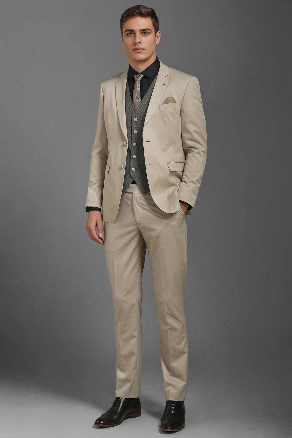 2954-men-khaki-slim-fit-textured-formal-three-piece-suit-khaki-1.jpg