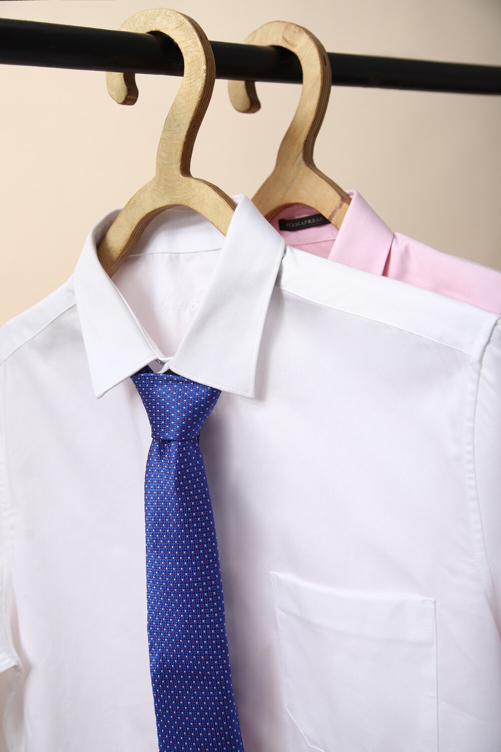 Men Blue Embroidered Tie-Blue
