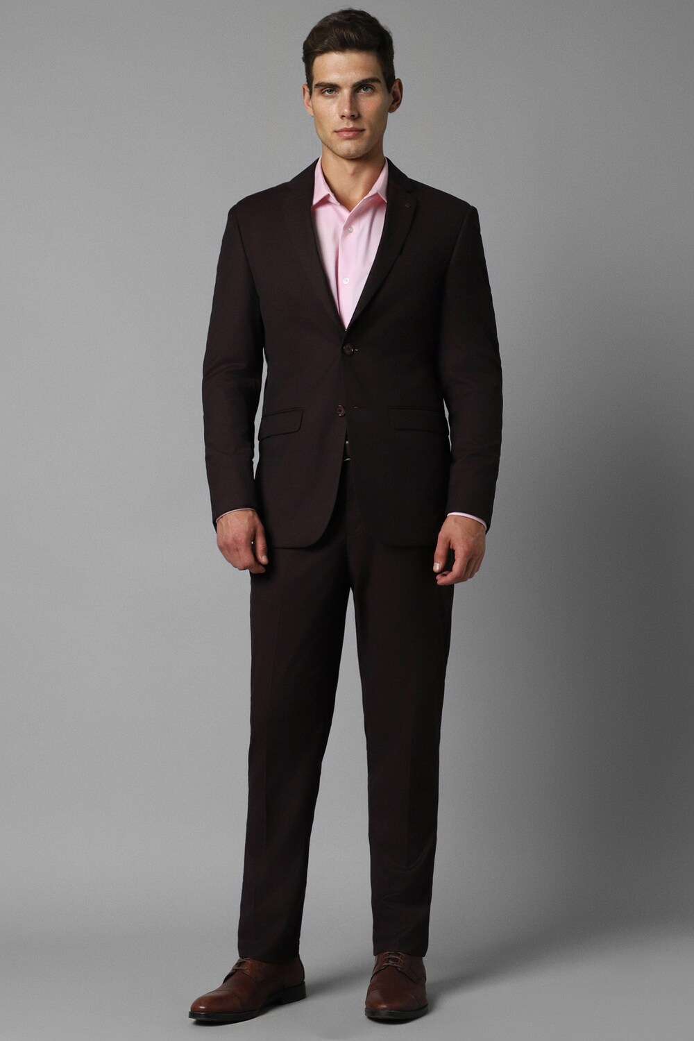 Men Maroon Slim Fit Solid Formal Two Piece Suit-Maroon 1 31278-men-maroon-slim-fit-solid-formal-two-piece-suit-maroon-1.jpg