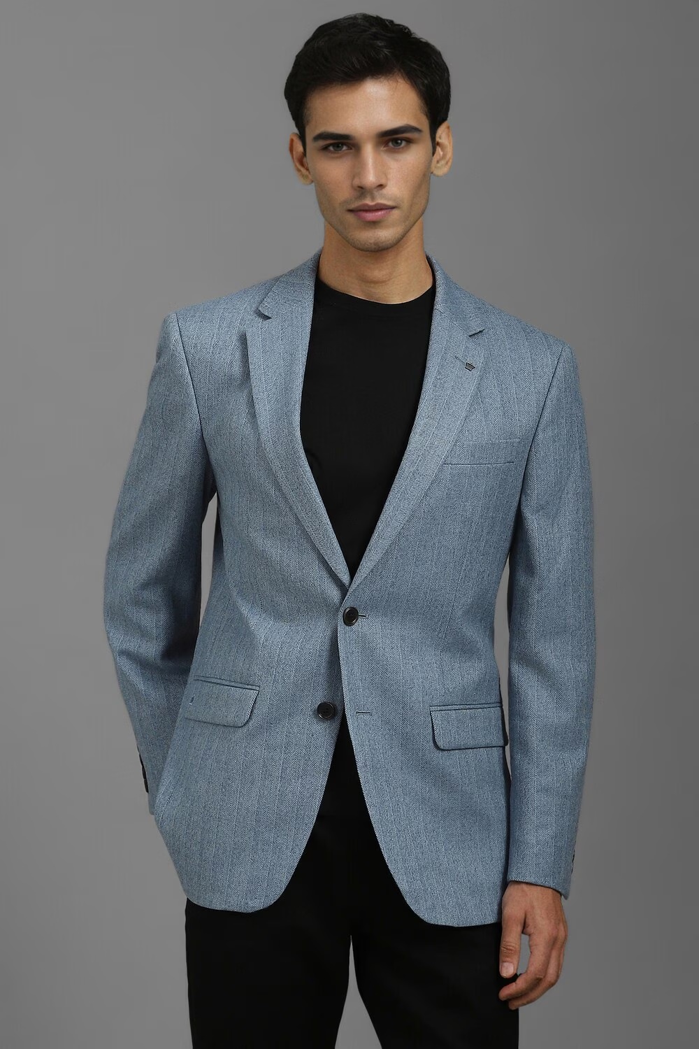Men Blue Regular Fit Stripe Formal Blazer-Blue 1 31697-men-blue-regular-fit-stripe-formal-blazer-blue-1.jpg