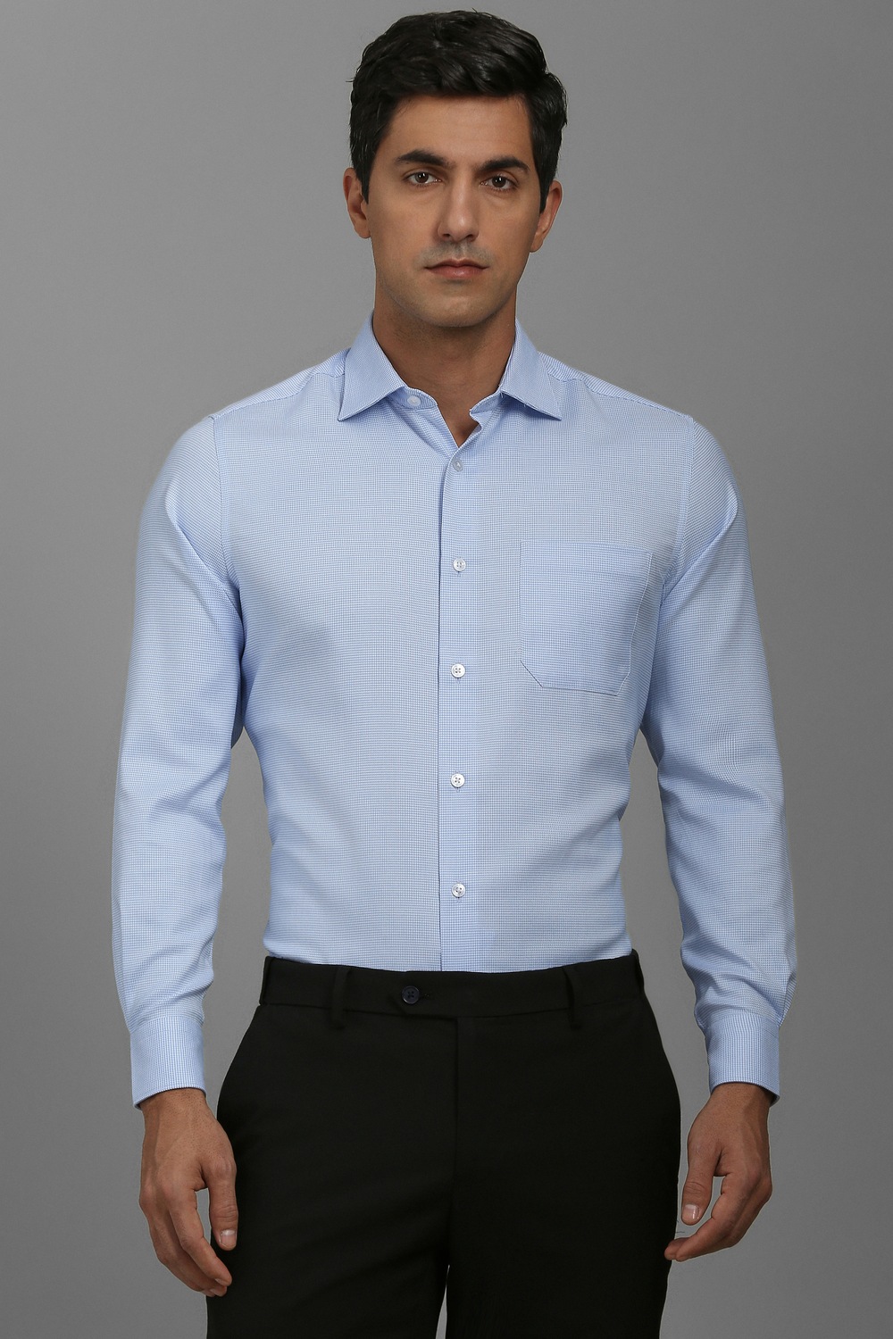 Men Light Blue Textured Full Sleeves Formal Shirt-Light Blue 1 32598-men-light-blue-textured-full-sleeves-formal-shirt-light-blue-1.jpg