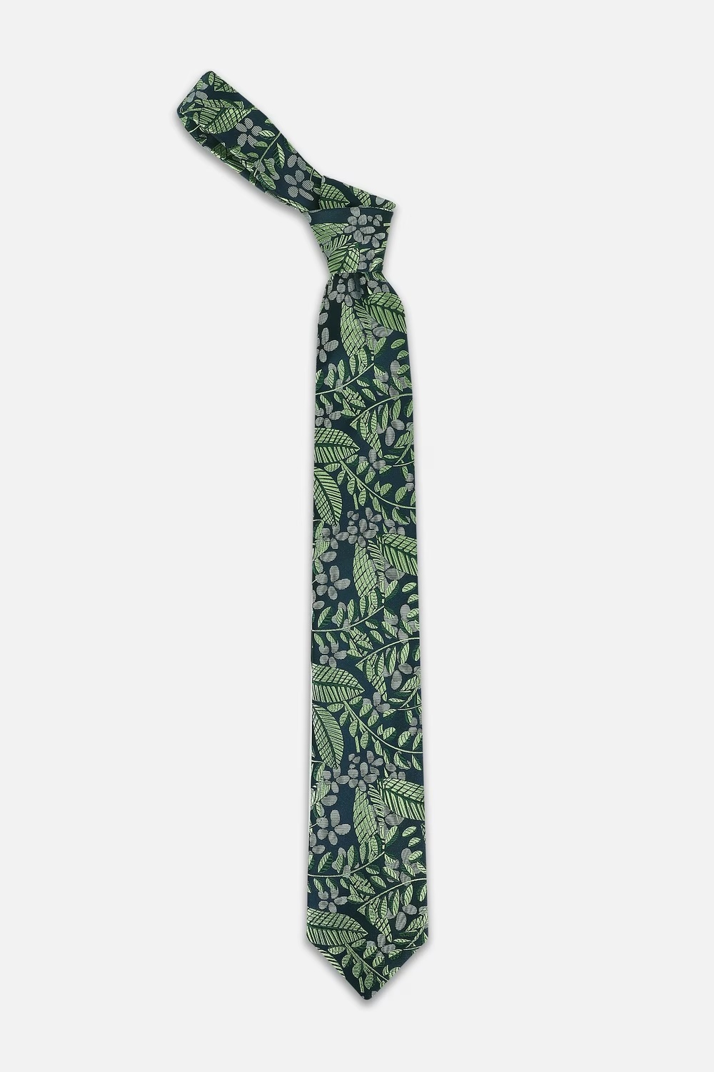 Men Green Embroidered Tie-Green 1 33495-men-green-embroidered-tie-green-1.jpg
