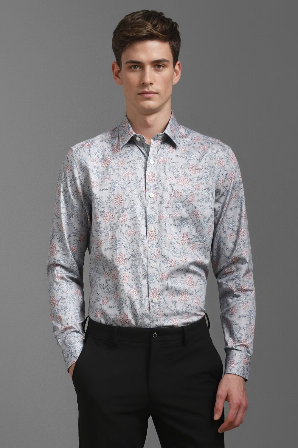 Men Grey Classic Fit Print Full Sleeves Formal Shirt-Grey 1 33829-men-grey-classic-fit-print-full-sleeves-formal-shirt-grey-1.jpg