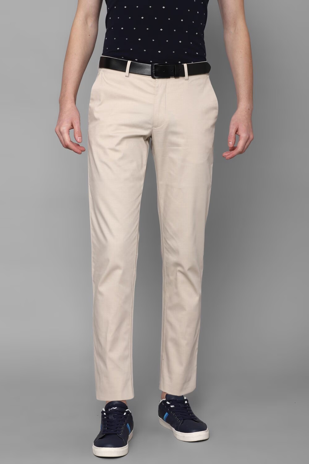 Men Cream Slim Fit Solid Flat Front Casual Trousers-Cream 1 34146-men-cream-slim-fit-solid-flat-front-casual-trousers-cream-1.jpg