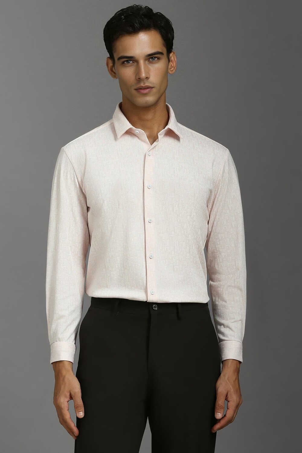 Men Peach Super Slim Fit Print Full Sleeves Casual Shirt-Peach 1 34206-men-peach-super-slim-fit-print-full-sleeves-casual-shirt-peach-1.jpg