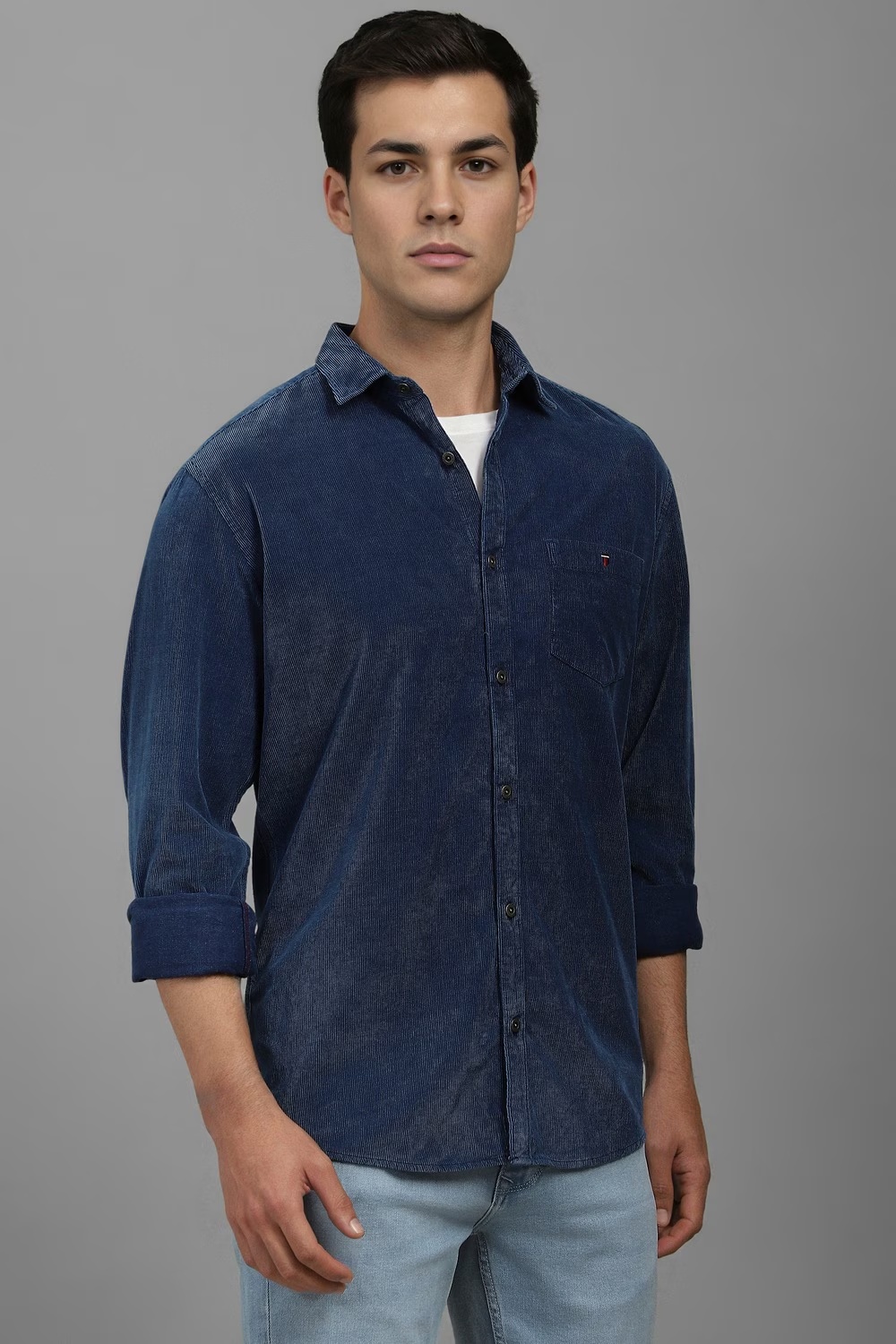 Men Navy Slim Fit Solid Full Sleeves Casual Shirt-Navy 1 34545-men-navy-slim-fit-solid-full-sleeves-casual-shirt-navy-1.jpg