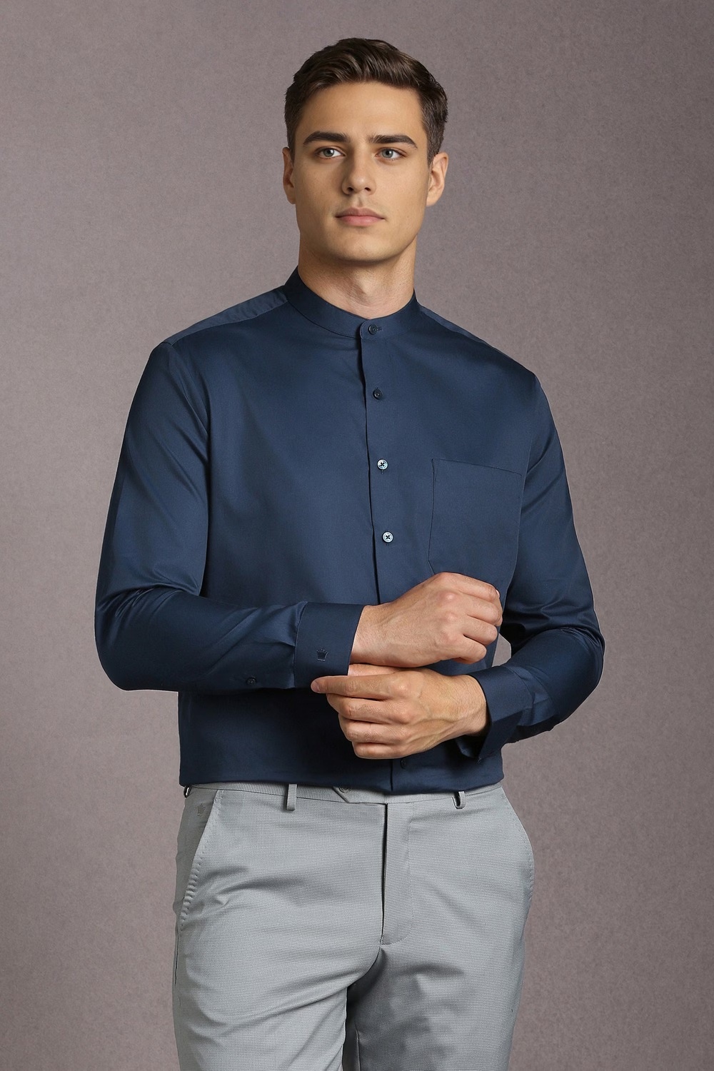 Men Navy Solid Full Sleeves Formal Shirt-Navy 1 34917-men-navy-solid-full-sleeves-formal-shirt-navy-1.jpg