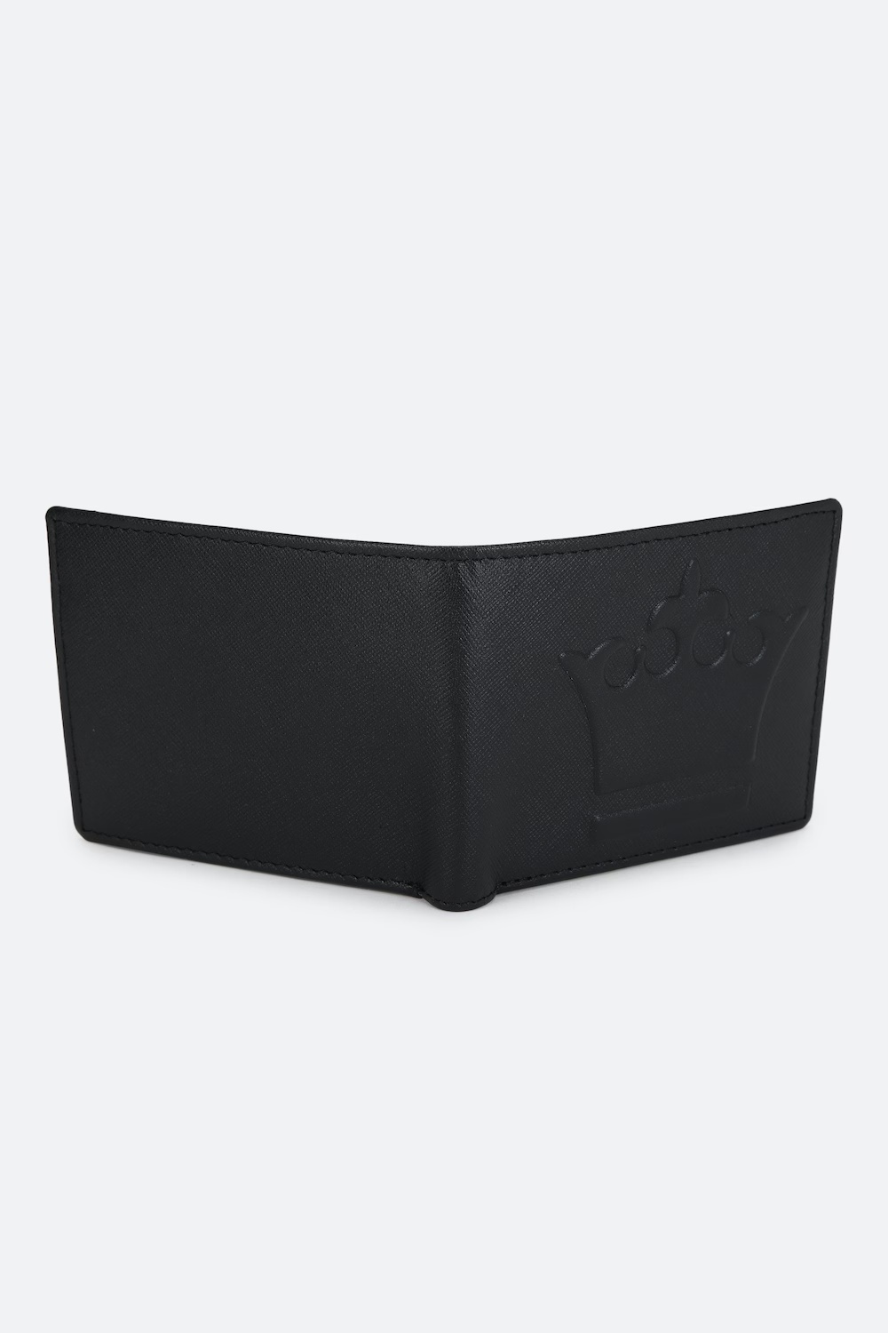 35023-men-textured-black-leather-bifold-wallet-with-crest-branding-black-1.webp