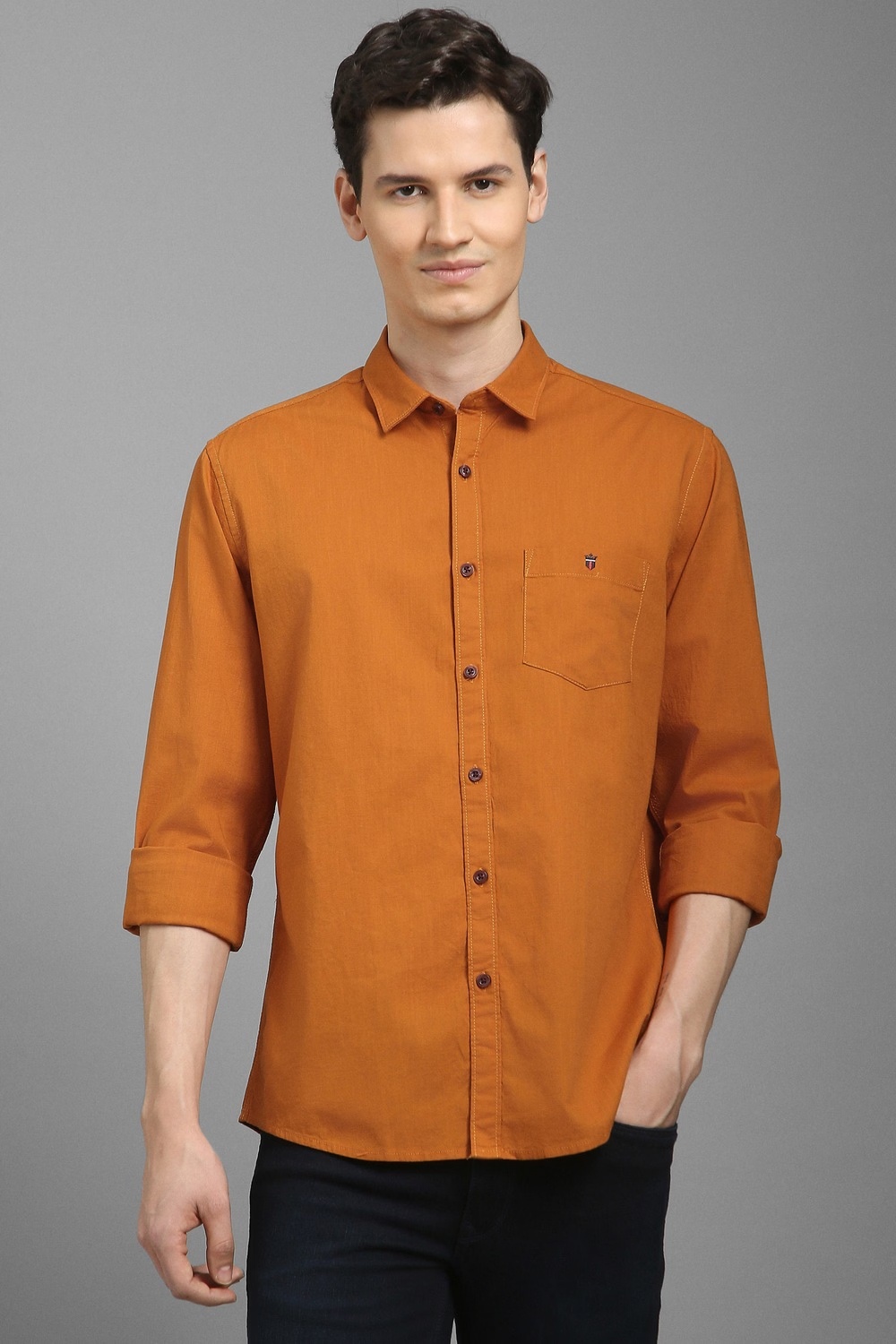 Men Orange Slim Fit Solid Full Sleeves Casual Shirt-Orange 1 35733-men-orange-slim-fit-solid-full-sleeves-casual-shirt-orange-1.jpg