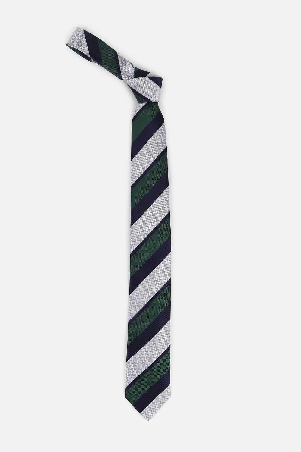 Men Green Embroidered Tie-Green