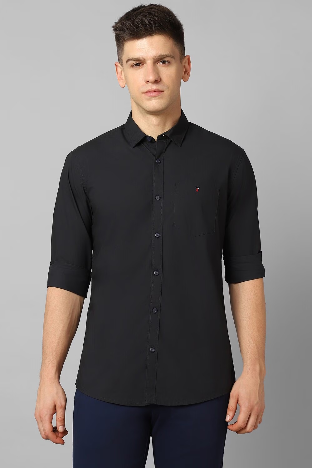 Men Black Slim Fit Solid Full Sleeves Casual Shirt-Black 1 36441-men-black-slim-fit-solid-full-sleeves-casual-shirt-black-1.jpg