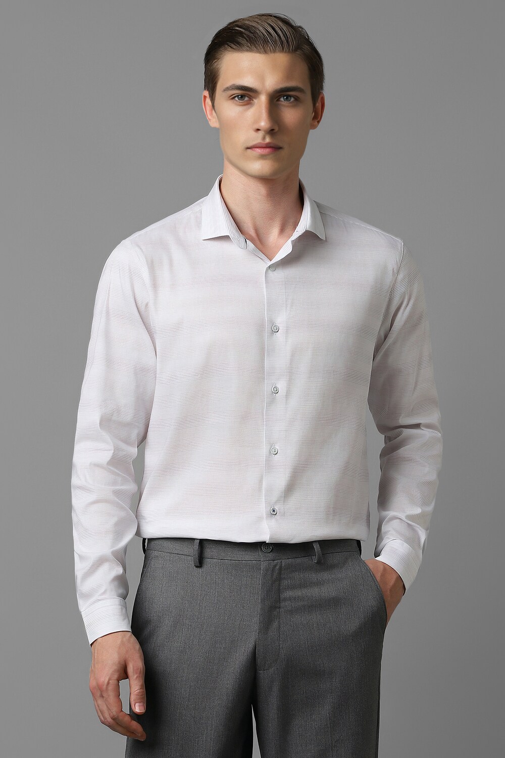 Men White Super Slim Fit Print Full Sleeves Casual Shirt-White 1 38772-men-white-super-slim-fit-print-full-sleeves-casual-shirt-white-1.jpg