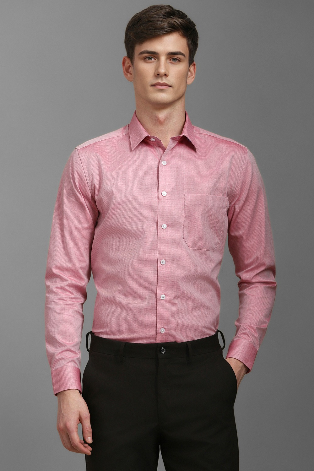 Men Pink Slim Fit Textured Full Sleeves Formal Shirt-Pink 1 40160-men-pink-slim-fit-textured-full-sleeves-formal-shirt-pink-1.jpg