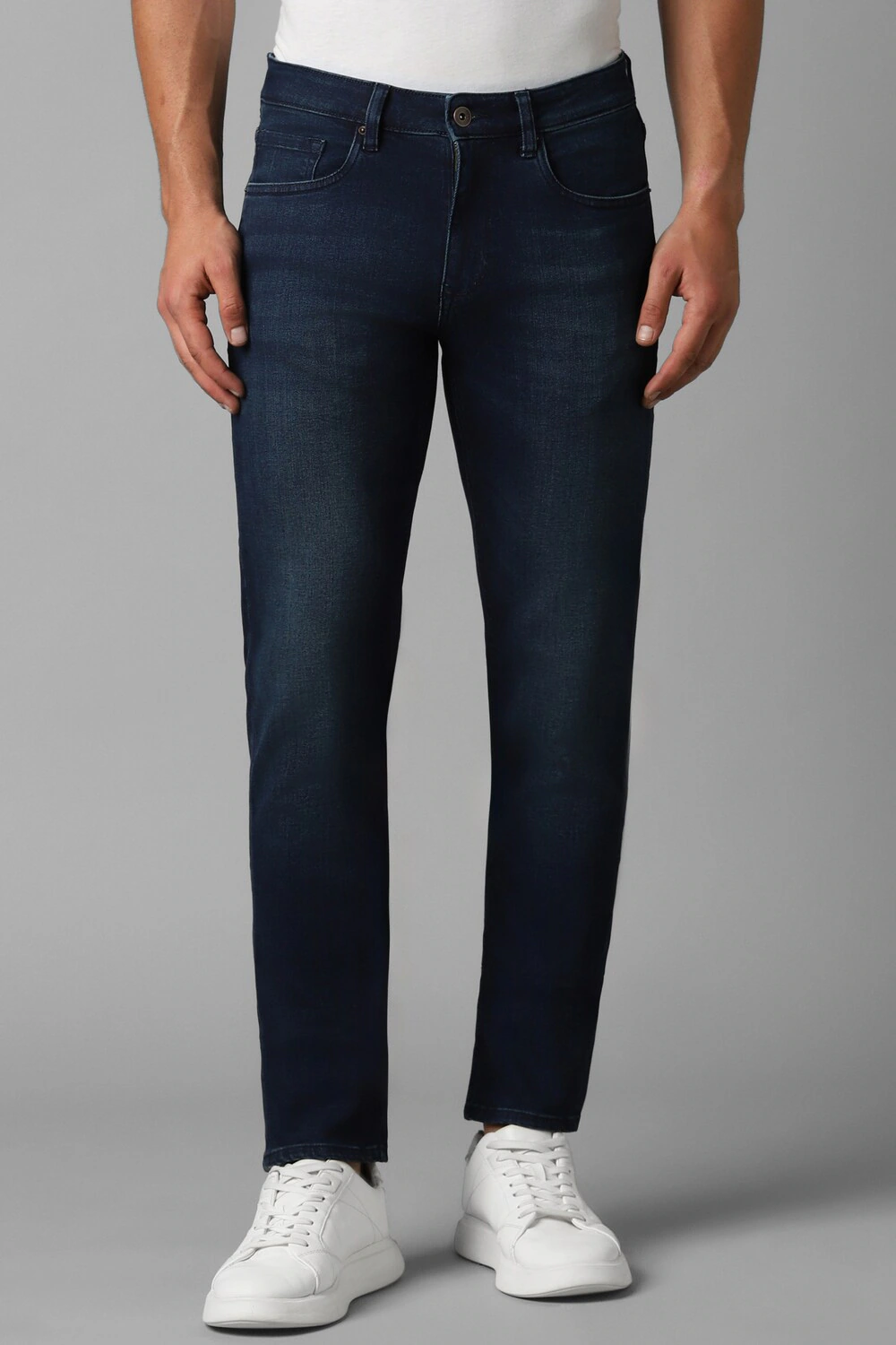Men Navy Dark Slim Fit Jeans-Navy 1 40225-men-navy-dark-slim-fit-jeans-navy-1.webp