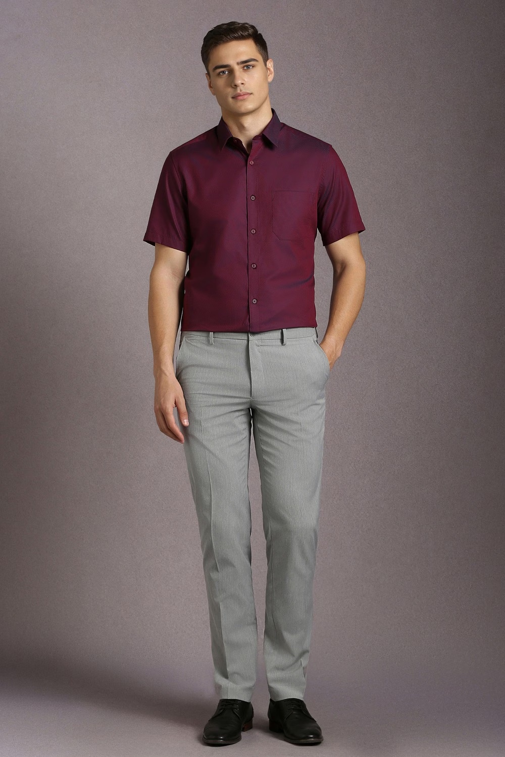 40515-men-maroon-textured-half-sleeves-formal-shirt-maroon-1.jpg